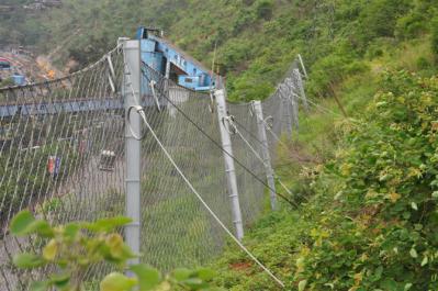 西沙群島被動邊坡防護網